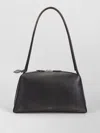 Alaïa Le Bouledogue Bowling Shoulder Bag In Nubuck Leather In Black