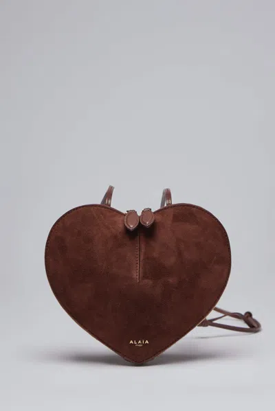 Alaïa Shoulder Bag In Brown