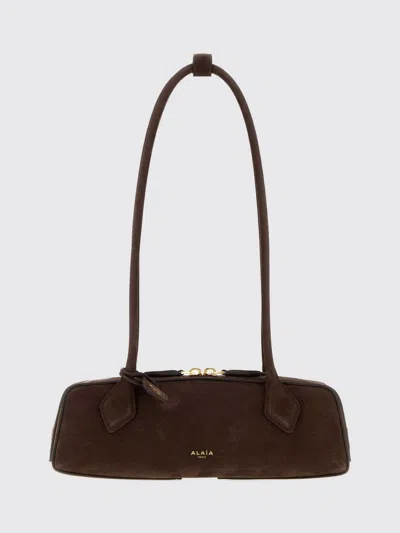 Alaïa Shoulder Bag Woman Color Brown