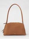 Alaïa Le Bouledogue Nubuck Bag In Brown