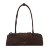 Alaïa Alaia Women Teckel Medium Suede Shoulder Bag