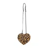 Alaïa Le Coeur Leopard Shoulder Bag Women In Multi
