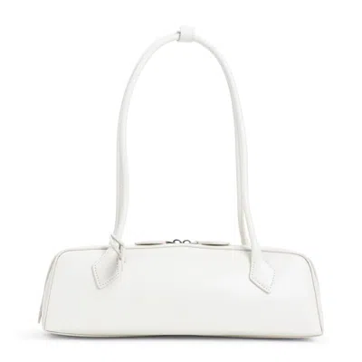 Alaïa The Dachshund Shoulder Bag In White