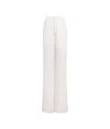 Alaïa Fluid Wool-silk Straight-leg Pants In Neutral