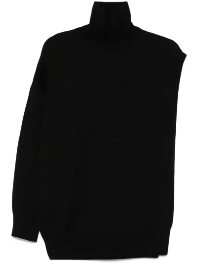 Alaïa Alaia Sided Jumper In Black
