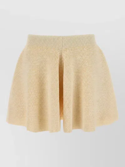Alaïa Silk A-line Skirt In Multi