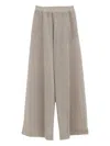 Alaïa Silk And Linen Blend Trousers In Neutral
