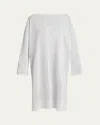 Alaïa Silk Linen Tunic Dress
