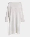 Alaïa Silk Linen Tunic Dress