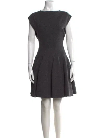 Pre-owned Alaïa Silk Mini Dress W/ Tags In Green