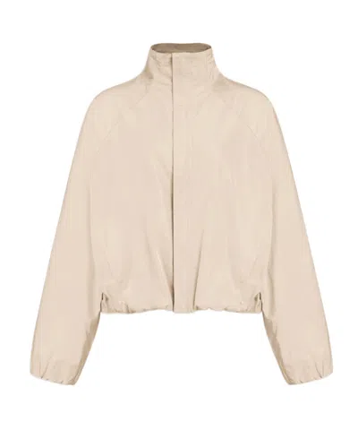 Alaïa Silk Radzimir Windjacket In Pink
