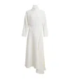 Alaïa Silk-wool Midi Dress In White