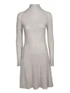 Alaïa Silver Chainmail Dress In Gray