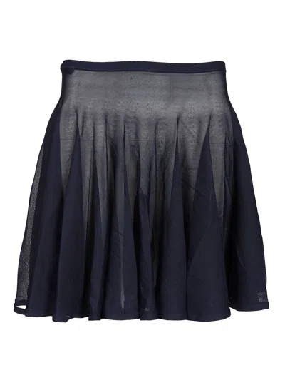 Alaïa Skater Skirt Skirts Blue