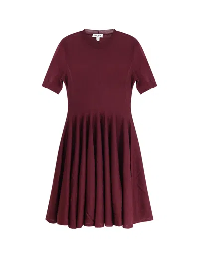 ALAÏA SKATER VIRGIN WOOL DRESS