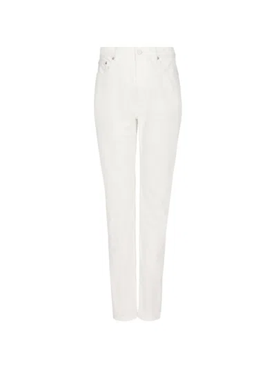 Alaïa Skinny Denim Jeans In White