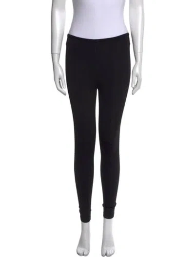 Pre-owned Alaïa Skinny Leg Pants In Black