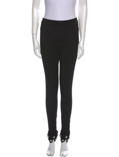 Pre-owned Alaïa Skinny Leg Pants In Black