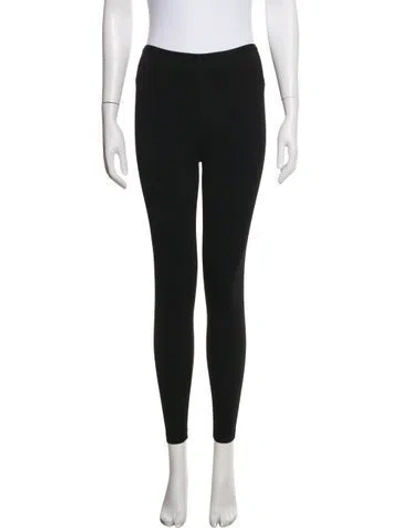 Pre-owned Alaïa Skinny Leg Pants In Black