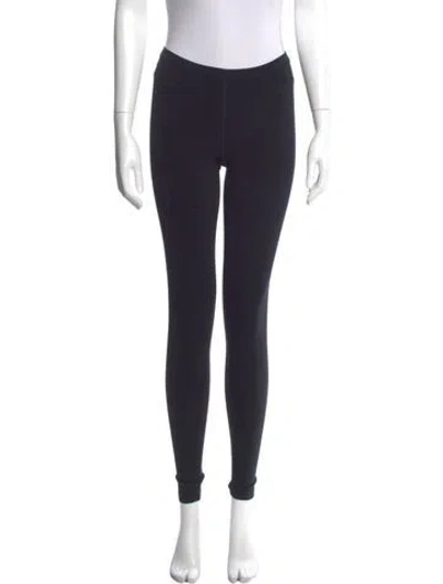 Pre-owned Alaïa Skinny Leg Pants In Black