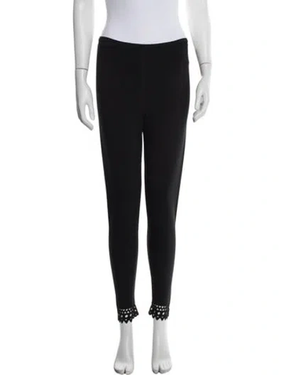 Pre-owned Alaïa Skinny Leg Pants In Black