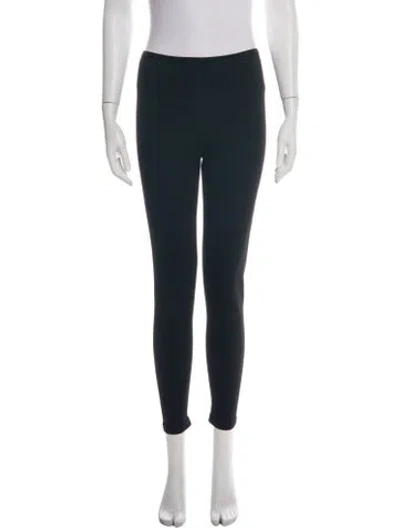 Pre-owned Alaïa Skinny Leg Pants In Blue