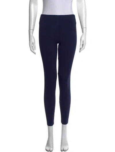 Pre-owned Alaïa Skinny Leg Pants In Blue