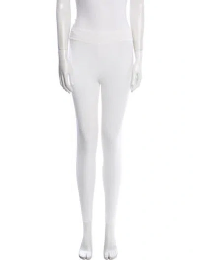 Pre-owned Alaïa Skinny Leg Pants In Neutral
