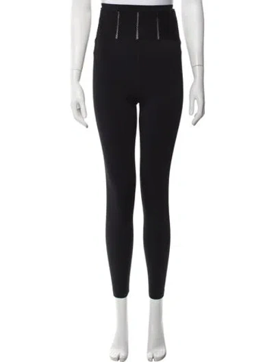 Pre-owned Alaïa Skinny Leg Pants W/ Tags In Black