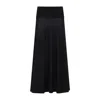 Alaïa Alaia Merino Wool Maxi Skirt In Black