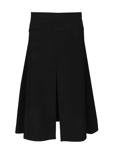 ALAÏA SKIRT WITH SLIT SKIRTS BLACK