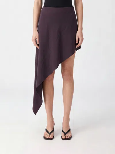 Alaïa Skirt Woman Color Violet In Purple