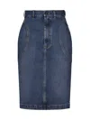 Alaïa Alaia Skirts In Bleu Vintage