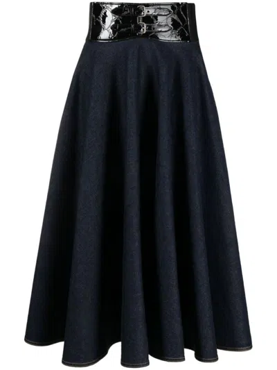 Alaïa Alaia Skirts In Bleudenim