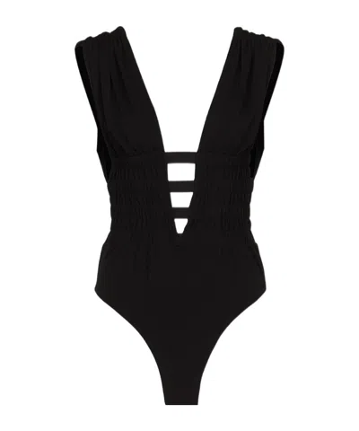 Alaïa Sleeveless Bodysuit In Black