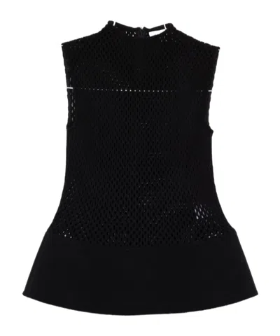 Alaïa Sleeveless Cutout Vest In Black