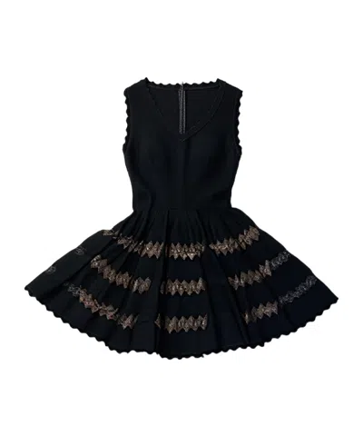 Alaïa Sleeveless Dress In Black