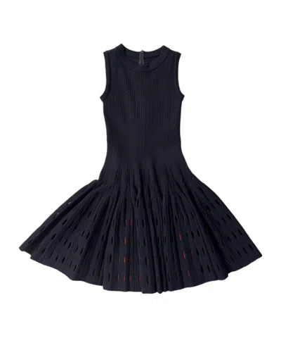 Alaïa Sleeveless Dress In Blue