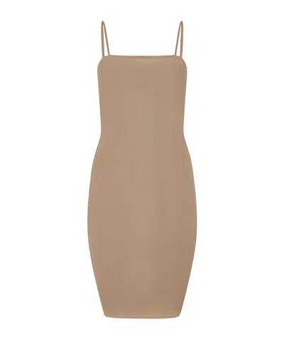 Alaïa Sleeveless Dress In Brown