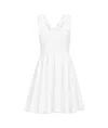 Alaïa Alaia Cotton Mini Dress Women In White