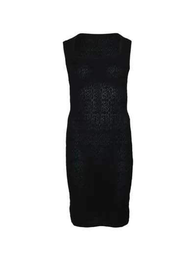 Pre-owned Alaïa Sleeveless Mini Dress In Black
