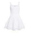 Alaïa Sleeveless Mini Dress In White