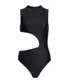 Alaïa Sleeveless One Piece Swimsuit In Black