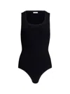 Alaïa Alaia Sleeveless Bodysuit In Ribbed Viscose