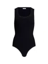 Alaïa Sleeveless Ribbed Knit Bodysuit