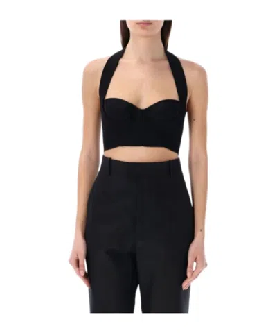Alaïa Sleeveless Shirt In Black
