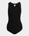 Alaïa Sleeveless Tank Bodysuit In Multi