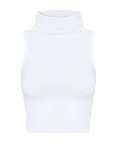 Alaïa Sleeveless Vest In White