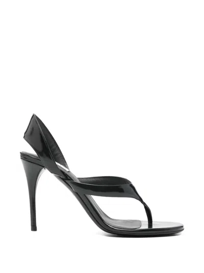 Pre-owned Alaïa Slingback Heeled Sandals In Black