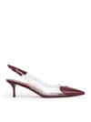 Alaïa Slingback Le Cœur In Red